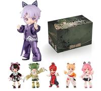 XiDonDon Study Tour Series Blind Box, 1/12 BJD Doll OB11 Size Action Figures, Movable Dolls with Doll Clothes Surprise Gift Toys (Whole Set)
