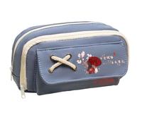 Xie Lian Pencil Case Anime Hua Cheng Pencil Case Canvas Fibre Large Capacity Cartoon Stationery Bag Portable Storage Bag for Student Girl Boys