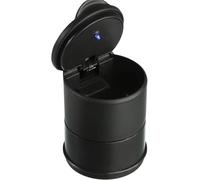 XieBin Car Ashtray for TOYOTA Land Cruiser 5seats 2010-2015, with Lid Smell Proof Smokeless Cylinder Portable Plastic Cup Cigarettes Ashtrays