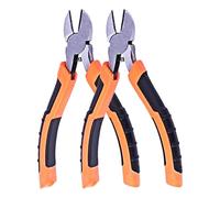 Xiedeai 2Pcs Spring Loaded Flush Cutters 6 Inch, Ultra Sharp Precision Diagonal Side Wire Cutters & Snips for Jewellery Making, Electronics, Craft DIY