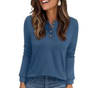 XIEERDUO Fleece Womens Blouses Thermal Fall Outfit Business Casual Tops Long Sleeve Sweatshirt Teacher Shirts