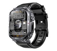 XIEFEI Bluetooth Talk LED Flashlight Smartwatch Compass Music Play Heart Rate Watch