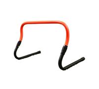 XIEHYA Agility Hurdles 2Pcs Football Agility Hurdles Foldable Detachable Soccer Speed Training Height Adjustable Practicing Obstacle Hurdle Tool(Red with black)