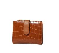 XIEHYA Women's Wallet Women's Wallet Small Wallets Leather Coin Purse Ladies Popular Card Holder Purses for Women with Card Slots Compartment(Brown)