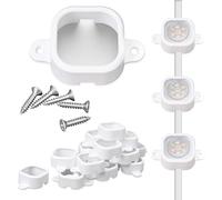XIEJ 60 Pcs Outdoor Light Mounting Clips for Gove e H706, for Gove e Pro Permanent Outdoor Lights Extension,Replace 3M Glue, Install Firmly
