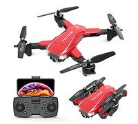 XIEJ A18 UAV with GPS Brush Motor Ultralight Foldable Drone with 4K Dual Cameras 25 Minutes Life 30KM / H High Performance