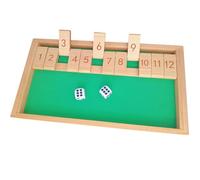 XieKules Wooden Dementia Games and Activities for Seniors - 12 Numbers Shut The Box Products Kit for Elderly with Alzheimer's,Easy Cognitive & Memory Training Toy,Great Gift for Father Mother