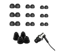 XIELBIS 11 Pairs Silicone Earbud Tips Set,Replacement Earbud Tips, Silicone EarBuds Ear Tips for Earphones - Small, Medium, Large Sizes Included