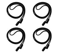 XIELBIS 4 PCS Secure Glasses Cord,Spectacles Cord,Glasses String,Glasses Straps For Men & Women - Secure, Comfortable, and Stylish Eye Wear Accessory for Kids Adult(4 PCS Black)