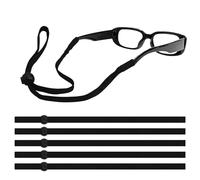XIELBIS 5 Pcs Unisex Glasses Straps -Sports Band For Glasses, Eyeglasses Straps, Adjustable Sunglasses Strap, Non-Slip Eyewear Retainer for Reading,Running,Playing Basketbal, Sports & More (5)