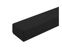 XIEMINLE Bed Gap Filler for Single/Double/King Bed, Custom Size Sofa Cushions Support, Headboard Pillow Cushion, Sofa Bolster Armrest Cushion with Removable Cover,150 * 10 * 20cm,Black