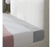 XIEMINLE Bed Mattress Gap Filler, Custom Size Sofa Bolster Armrest Cushion Headboard Pillow Bed Bridge Twin to King Bed, Bolster Pillow for Hotel/Family Gathering,120 * 10 * 10cm,Grey1