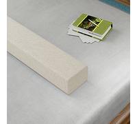 XIEMINLE Custom Size Bed Headboard Pillow Cushion, Sofa Bolster Armrest Cushion with Removable Cover, Bed Gap Filler Rectangle Twin Bed Bridge for Single/Double/King Bed,150 * 10 * 15cm,Beige