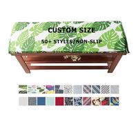 XIEMINLE Custom Size Indoor Bench Seat Pad, Chair Pad Sofa Cushion, 2/3 Seater Bench Seat Cushion Pad, Bay Window Cushion with Zipper for Kitchen Furniture Home(Thick: 5cm)