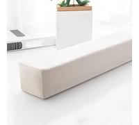XIEMINLE Sofa Bolster Armrest Cushion, Headboard Pillow Bed Bridge Twin to Single/Double/King Bed, Long Bed Sofa Gap Filler, Removable Armrest Pillow for Hotel,150 * 10 * 20cm,Beige