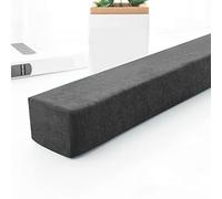 XIEMINLE Sofa Bolster Armrest Cushion, Headboard Pillow Bed Bridge Twin to Single/Double/King Bed, Long Bed Sofa Gap Filler, Removable Armrest Pillow for Hotel,120 * 10 * 10cm,Grey2