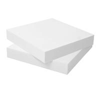 XIEMINLE Thick High Density White Foam, Upholstery Firm Foam Sponge, Perfect for Floor Mat Garden Bench Sofa Window Seat Pad, Replacement Foam Padding for Cushions (Thick 15cm,40x40cm)