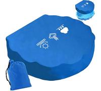 XIEXIESHER Sandpit Shell Cover, Blue, Round, 100 cm Tarpaulin, Sand Shells for Children, Small Sand Shell Tarpaulin