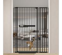 Xifamniy 155cm Extra Tall Pet Gate, Cat & Dog Gate Adjustable threshold width, 76.5-108cm wide safety gate can be installed without drilling holes