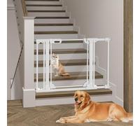 Xifamniy Clear Pet stair gate,122cm Stair gates for baby Child stair gate, stair gates for dog für Stufen und Gänge