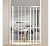 Xifamniy Tall Cat Gate, 61.02" Cat & Dog Gate can adjust the width of the threshold, width 76.5-108cm Tall Gate can be installed without drilling holes
