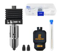 XIFOWE 0.4MM P2S High Flow Hotend Kits, P2S Hotend Replaceable Nozzle Extruder Hot End Accessory, 2PCS 0.4mm High Flow Hardened Steel Nozzles For P2S 3D Printers, High-flow output-Saving Printing Time