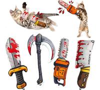 XIFOWE 4PCS Catnip Cat Kicker Toys [8000mg Premium Catnip] 7.87 Inches