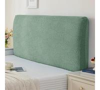 XIFUHUI Bed Headboard Covers Elastic Stretch Slip-On Dustproof Protector All-Inclusive Bed Head Cover for Bedroom Makeover(Mint green,200cm)