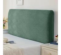 XIFUHUI Bed Headboard Covers Elastic Stretch Slip-On Dustproof Protector All-Inclusive Bed Head Cover for Bedroom Makeover(Green,200cm)