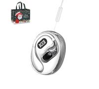 Xifyjus Ailsion Earbuds Translation Real Time, 2025 New Ai Translation Open Ear Bluetooth Earbuds, Multi-language Smart Headphones, Wireless Translator Ear Buds for Travel Business Learning(White)