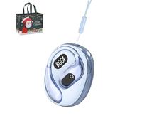 Xifyjus Ailsion Earbuds Translation Real Time, 2025 New Ai Translation Open Ear Bluetooth Earbuds, Multi-language Smart Headphones, Wireless Translator Ear Buds for Travel Business Learning(Blue)
