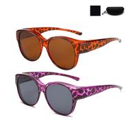 Xifyjus Myliiaa Sunglasses Fit over Glasses for Men Women, Oversized Square over Frame Polarized Lenses for Driving, Outdoor(B-3)