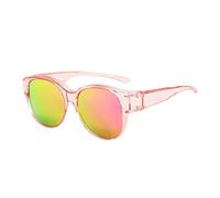 Xifyjus Myliiaa Sunglasses Fit over Glasses for Men Women, Oversized Square over Frame Polarized Lenses for Driving, Outdoor(A-9)