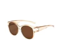 Xifyjus Myliiaa Sunglasses Fit over Glasses for Men Women, Oversized Square over Frame Polarized Lenses for Driving, Outdoor(A-4)