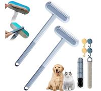 Xifyjus Pet Hair Removal Tool, Celery Pets 3 in 1 Pet Hair Remover, Multifunctional Hairremoval Brush, Dog Catcher Carpet Rake for Carpet, Couch, Furniture, Reusable Washable Portable(C)