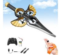 Xifyjus Remote Flying Sword Drone with Autopilot - 2025 Flying Sword RC Glider & 3-Speed Stunt Control, 360° Stunt Flip (Hand Wave/Controller Mode) Lightweight Rc Airplane Gift(B-Gesture Model)