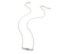 XIGAWAY Arrow Pendant Necklace for Women, Geometric Single Bar Choker Collarbone Chain, Silver Alloy Wave Link, Retro Boho Jewelry