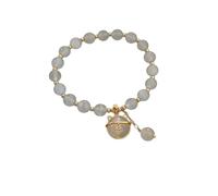 XIGAWAY Beckoning Cat Bead Bracelet for Women - Waving Charm & Bead Adjustable Bangle, Summer 2025