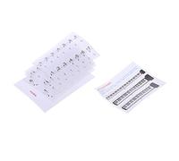 XIGAWAY Transparent & Removable Piano Stickers Decal for 54/61/76/88 Key Keyboards
