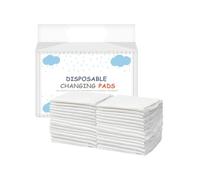 XIGGA 25 Pcs Disposable Diaper Changing Pad - Highly Absorbent, Leak Proof, Suitable for Baby Home or Travel Use, 17.7x25.6in - White