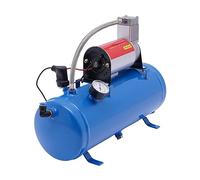 Xigner 12V Car Air Compressor with 6L Tank, Mobile & Compact | Includes 3.8m Hose | Max. 8 Bar