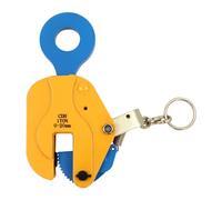 Xigner Heavy Duty Vertical Plate Lifting Clamp, 1 Ton Sheet Metal Lifting Clamp Adjustable Jaw Opening 0-20mm, for Steel Plate Welding, Metal Fabrication, and Structural Installation