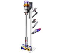 XIGOO Storage Stand Docking Station Compatible with V15 Detect V11 V10 V8 V7 V6 Series Cordless Vacuum Cleaners Sturdy Metal Organizer Rack White 5 Hooks