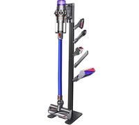 XIGOO Storage-Stand-Docking-Station-Holder for Dyson V11 V10 V8 V7 V6 Cordless Vacuum Cleaners & Accessories, Stable Metal Organizer Rack, Brushed Black
