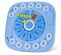 XIGOU Interactive Dog Toys for Boredom and Stimulating, Dog Puzzle Toys for Large Medium Dogs, Dog Enrichment Toys with Squeak Design, Mentally Stimulating Toys Treat Puzzle for Dogs Cats IQ Training
