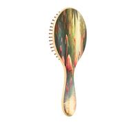 xigua A Group Of Pink Flamingos Hair Brush,Massage Wooden Hairbrush Reducing Hair Breakage and Frizzy,No More Tangle for All Hair Types229