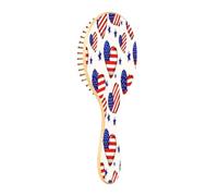 xigua American Style Heart Hair Brush,Massage Wooden Hairbrush Reducing Hair Breakage and Frizzy,No More Tangle for All Hair Types9