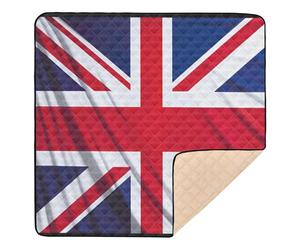 xigua Baby Play Mat - 127 X 127 cm Foldable Waterproof Baby Play Mats for Floor, British Flag Soft Foam Crawling Mat for Babies and Toddlers Infants, Machine Washable