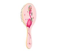 xigua Beautiful and Mysterious Flamingo Hair Brush,Massage Wooden Hairbrush Reducing Hair Breakage and Frizzy,No More Tangle for All Hair Types19
