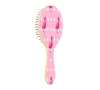 xigua Beautiful Flamingo Hair Brush,Massage Wooden Hairbrush Reducing Hair Breakage and Frizzy,No More Tangle for All Hair Types15